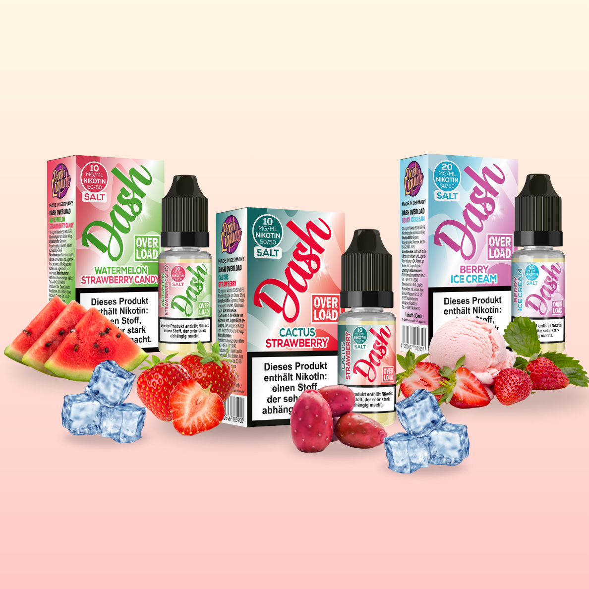 Dash Overload Salt: Strawberry Bundle